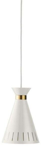 Lampa Wisząca Warm Nordic, Cone, ściemnialny, biały, kuchnia, metal, vintage