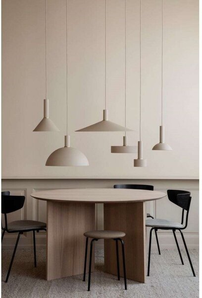 Lampa Wisząca ferm LIVING, beżowy, salon, metal