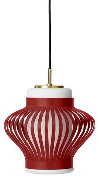 Lampa Wisząca Warm Nordic, Opal Lamella, ściemnialny, czerwony, jadalnia, metal, vintage