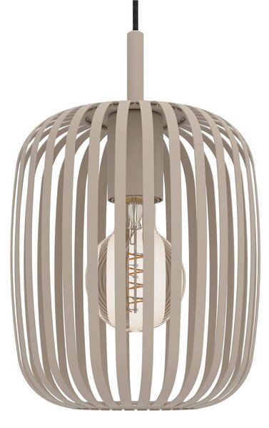 EGLO Lampa wisząca Romazzina, możliwość ściemniania, kremowy / amber, salon / jadalnia, metal, nowoczesny