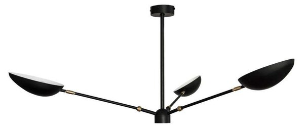 Lampa Sufitowa Watt & Veke, ściemnialny, czarny, salon, metal, nowoczesny
