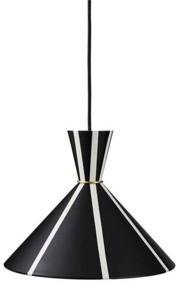 Lampa Wisząca Warm Nordic, Bloom Stripe, ściemnialny, biały, jadalnia, metal, vintage