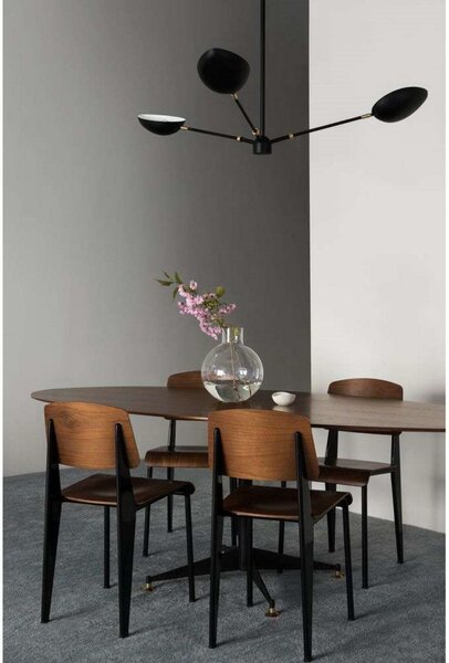 Lampa Sufitowa Watt & Veke, ściemnialny, czarny, salon, metal, nowoczesny