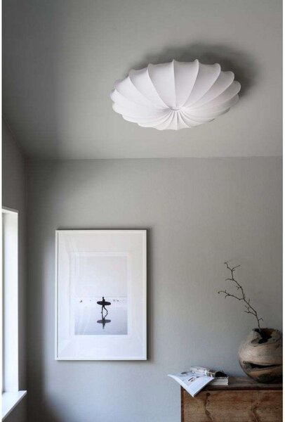 Lampa Sufitowa Watt & Veke, ściemnialny, biały, sypialnia, tkanina | tekstylia, skandynawski