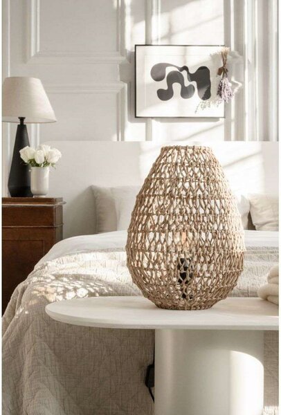 Lampa Stołowa Watt & Veke, drewniany, salon, papier | karton, skandynawski