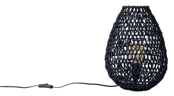 Lampa Stołowa Watt & Veke, czarny, salon, papier | karton, skandynawski