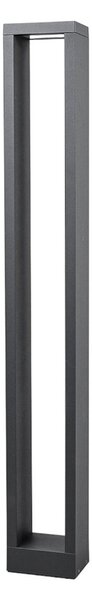 Zewnętrzna Lampa Lucande, Jupp, czarny, taras, aluminium, nowoczesny