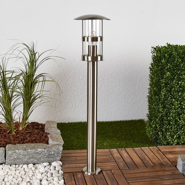 Zewnętrzna Lampa Lindby, Noemi, ściemnialny, metaliczny, taras, metal, nowoczesny
