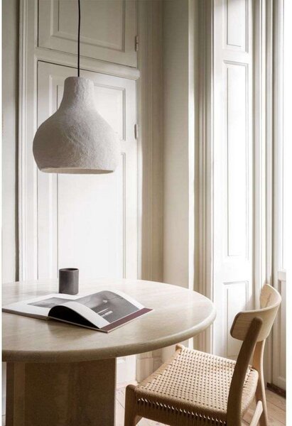 Lampa Wisząca Watt & Veke, ściemnialny, biały, salon, tkanina | tekstylia, skandynawski
