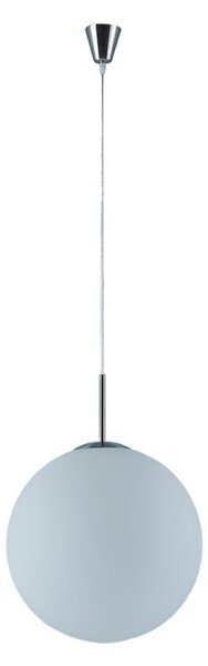 Lampa Wisząca Lindby, Marike, ściemnialny, biały, salon, szkło, nowoczesny