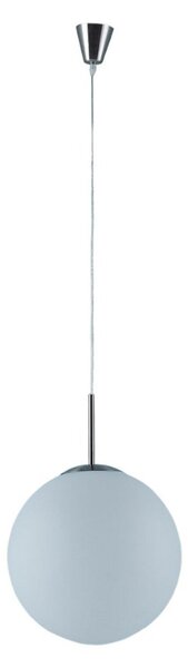 Lampa Wisząca Lindby, Marike, ściemnialny, biały, salon, szkło, nowoczesny