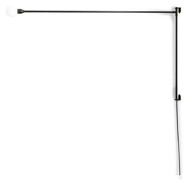Lampa Ścienna Nemo Lighting, ściemnialny, czarny, salon, metal