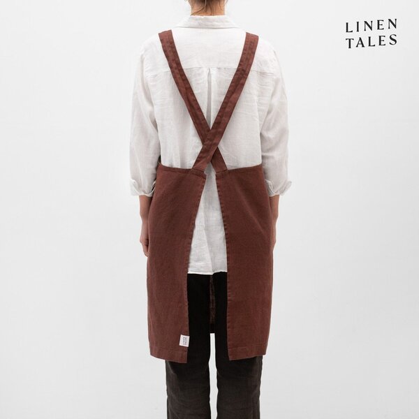 Lniany fartuch Chocolate – Linen Tales