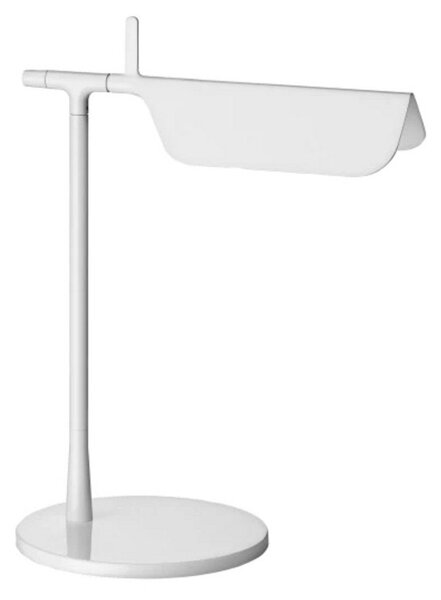 Lampa Stołowa FLOS, ściemnialny, biały, salon, aluminium