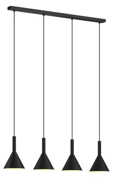Lampa Wisząca Arcchio, Tadej, ściemnialny, czarny, salon, metal, nowoczesny