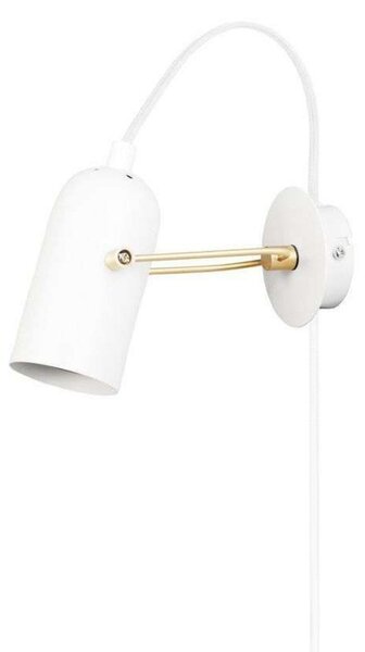 Lampa Ścienna Globen Lighting, biały, metal