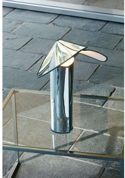 Lampa Stołowa FLOS, ściemnialny, metaliczny, salon, metal