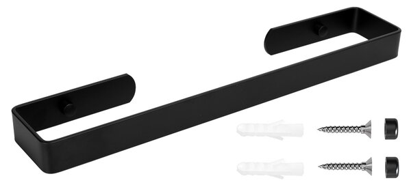 Wieszak loftowy KASOS 40 cm czarny