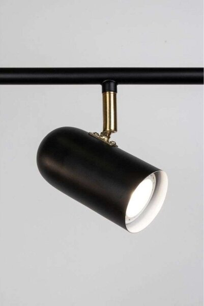 Lampa Sufitowa Globen Lighting, czarny, salon, metal