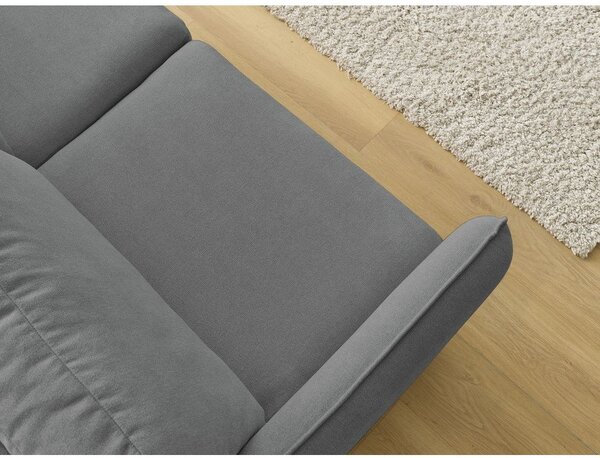 Ciemnoszara sofa do spania/rozkładana 178 cm Lenny – Bobochic Paris
