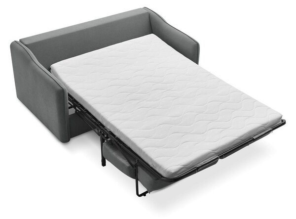 Ciemnoszara sofa do spania/rozkładana 178 cm Lenny – Bobochic Paris