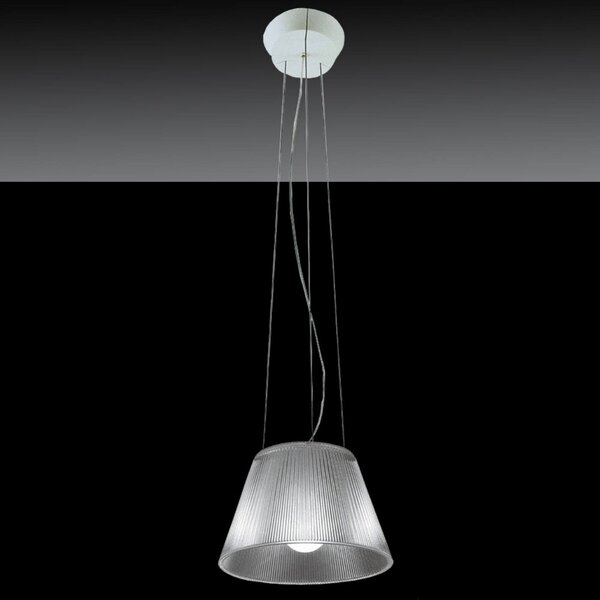 Lampa Wisząca FLOS, ROMEO, ściemnialny, transparentny, salon, szkło, design