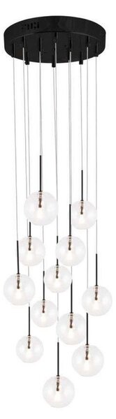 Lampa Wisząca Globen Lighting, czarny, salon, metal
