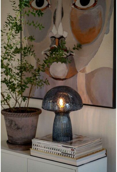 Lampa Stołowa Globen Lighting, niebieski, salon, szkło
