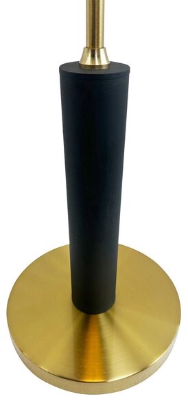 Lampa Podłogowa Dyberg Larsen, Yoyo, ściemnialny, czarny, salon, metal, design