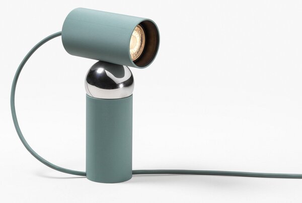 Lampa Stołowa FLOS, Bilboquet, zielony, salon, tworzywo sztuczne, design