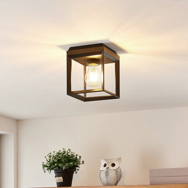 Lampa Sufitowa Arcchio, Cayla, ściemnialny, czarny, przedpokój, metal, vintage
