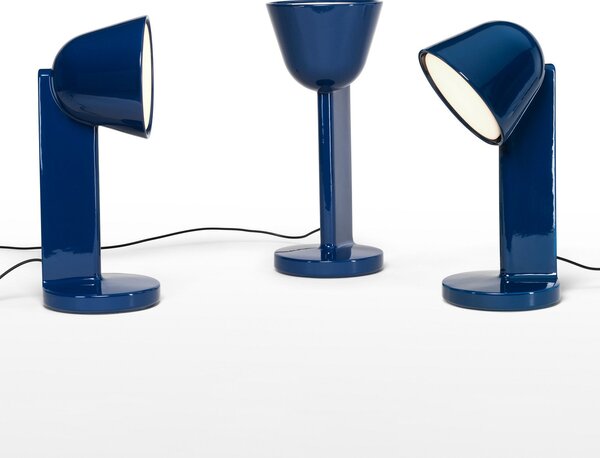 Lampa Stołowa FLOS, Céramique Down, ściemnialny, niebieski, salon, ceramika, design