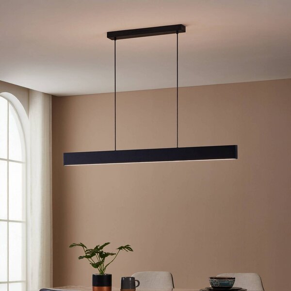 EGLO Inteligentna lampa wisząca Connect Andreas-Z, możliwość ściemniania, czarny, salon / jadalnia, metal, nowoczesny