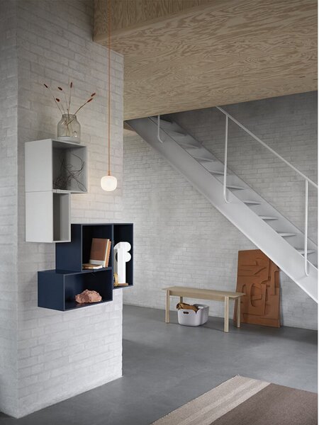 Lampa Wisząca Muuto, biały, salon, szkło
