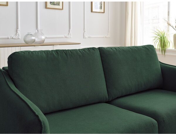 Zielona sofa do spania/rozkładana 178 cm Lenny – Bobochic Paris