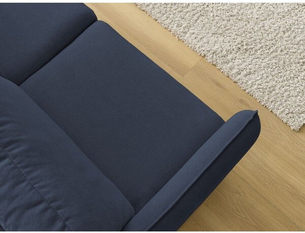 Ciemnoniebieska sofa do spania/rozkładana 178 cm Lenny – Bobochic Paris