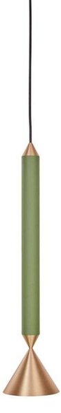 Lampa Wisząca Pholc, zielony, salon, tworzywo sztuczne