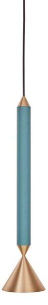 Lampa Wisząca Pholc, niebieski, salon, tworzywo sztuczne
