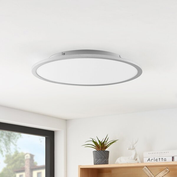 Lampa Sufitowa Lindby, Narima, metaliczny, kuchnia, tworzywo sztuczne, nowoczesny