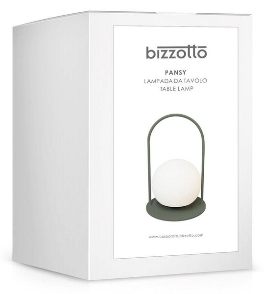 Lampa zewnętrzna stołowa LED ze ściemniaczem na USB ø 13,5 cm Pansy – Bizzotto