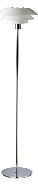 Lampa Podłogowa Dyberg Larsen, DL31, biały, salon, szkło, skandynawski