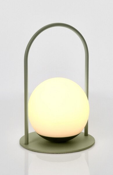 Lampa zewnętrzna stołowa LED ze ściemniaczem na USB ø 13,5 cm Pansy – Bizzotto
