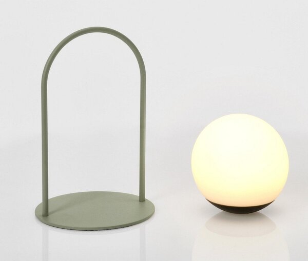 Lampa zewnętrzna stołowa LED ze ściemniaczem na USB ø 13,5 cm Pansy – Bizzotto