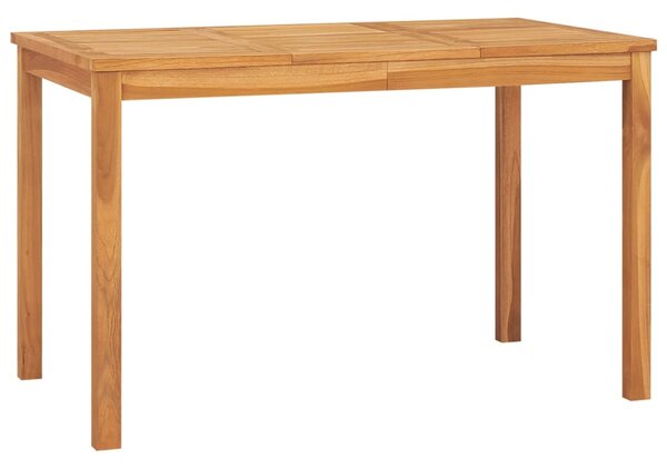 Stół ogrodowy, 120 x 70 x 77 cm, lite drewno tekowe