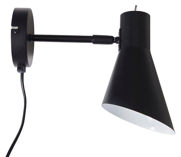 Lampa Ścienna Dyberg Larsen, Denver, ściemnialny, czarny, salon, metal, skandynawski