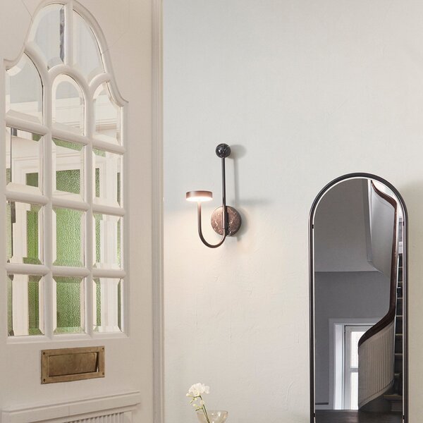 Lampa Ścienna AYTM, Grasil, czarny, salon, metal, design