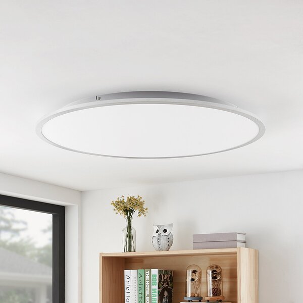 Lampa Sufitowa Lindby, Narima, metaliczny, kuchnia, tworzywo sztuczne, nowoczesny