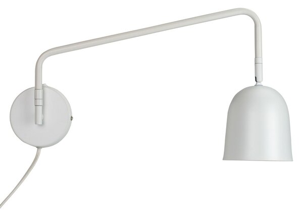 Lampa Ścienna Dyberg Larsen, Manchester, biały, salon, metal, design