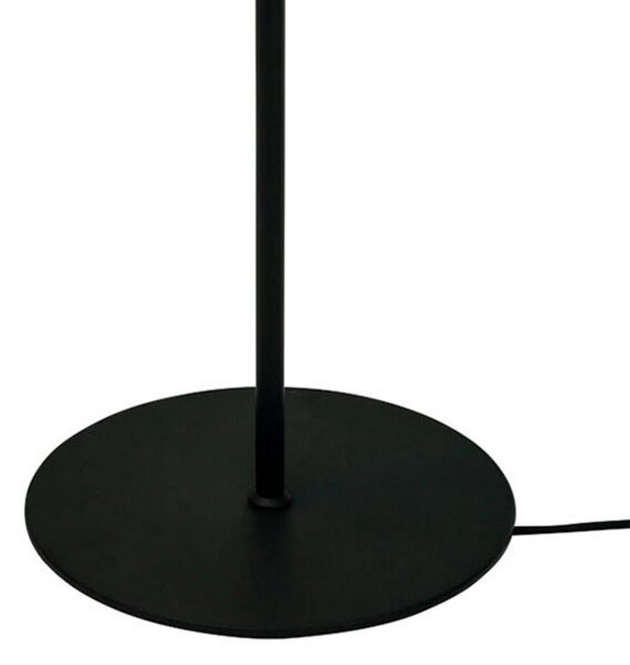 Lampa Podłogowa Dyberg Larsen, Oslo, czarny, salon, metal, skandynawski
