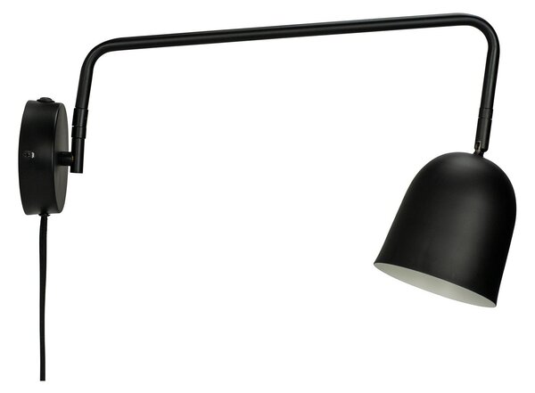 Lampa Ścienna Dyberg Larsen, Manchester, czarny, salon, metal, design